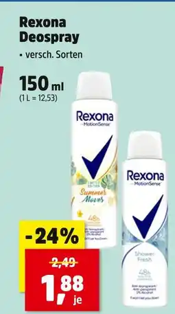 Thomas Philipps Rexona deospray summer moves Angebot