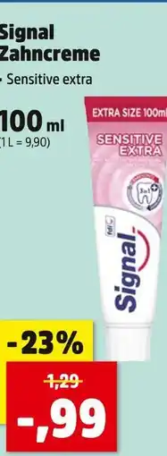 Thomas Philipps Signal zahncreme sensitive extra Angebot