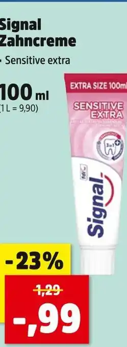 Thomas Philipps Signal zahncreme sensitive extra Angebot
