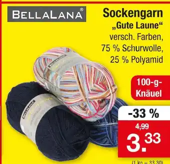 Zimmermann Bellalana sockengarn gute laune Angebot
