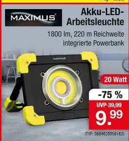 Zimmermann Maximus akku-led-arbeitsleuchte Angebot