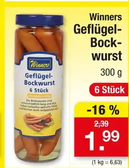 Zimmermann Winners geflügel-bockwurst Angebot