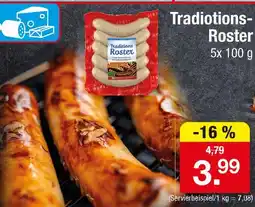 Zimmermann Traditions-roster Angebot