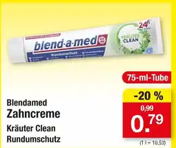 Zimmermann Blendamed zahncreme kräuter clean rundumschutz Angebot