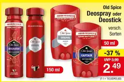 Zimmermann Old spice deospray Angebot