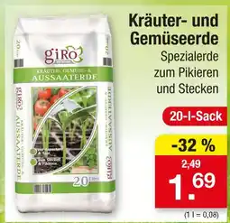Zimmermann Giro kräuter- und gemüseerde Angebot