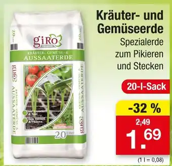 Zimmermann Giro kräuter- und gemüseerde Angebot