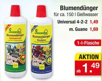 Zimmermann Sonnenhof blumendünger universal Angebot
