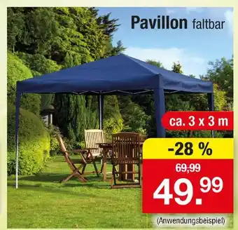Zimmermann Pavillon faltbar Angebot