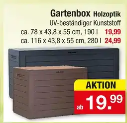 Zimmermann Gartenbox holzoptik Angebot