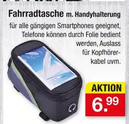Zimmermann Fahrradtasche m. handyhalterung Angebot