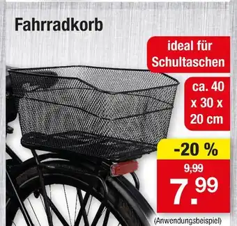 Zimmermann Fahrradkorb Angebot