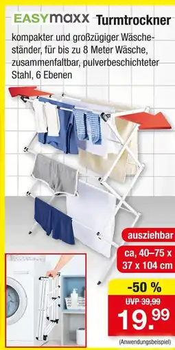 Zimmermann Easymaxx turmtrockner Angebot