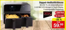 Zimmermann Deski doppel-heißluftfritteuse Angebot