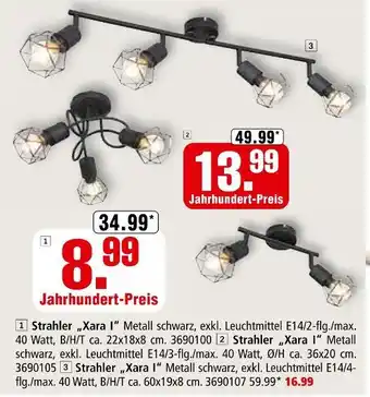 Segmüller Strahler 'xara i' 2-flg Angebot