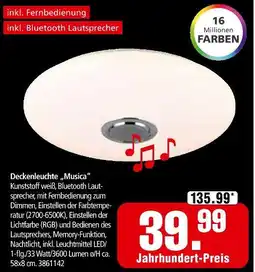 Segmüller Deckenleuchte musica Angebot