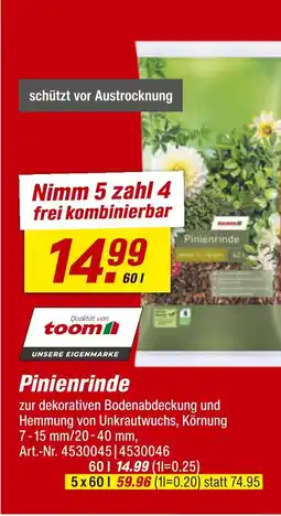 toom Baumarkt Toom pinienrinde Angebot