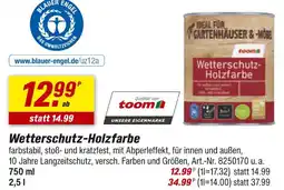 toom Baumarkt Toom wetterschutz-holzfarbe Angebot