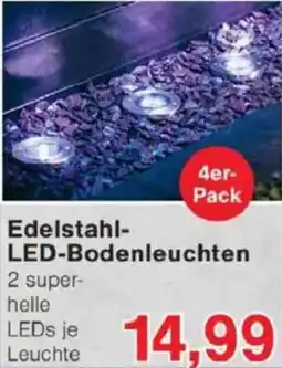 Jawoll Edelstahl-LED-Bodenleuchten Angebot