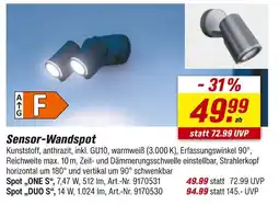 toom Baumarkt Sensor-wandspot Angebot