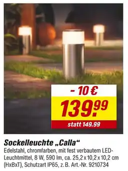 toom Baumarkt Sockelleuchte „calla“ Angebot