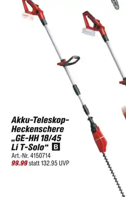 toom Baumarkt Akku-teleskop-heckenschere ge-hh 18/45 li t-solo Angebot