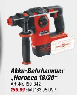 toom Baumarkt Akku-bohrhammer herocco 18/20 Angebot