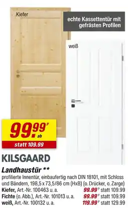 toom Baumarkt Kilsgaard landhaustür kiefer Angebot