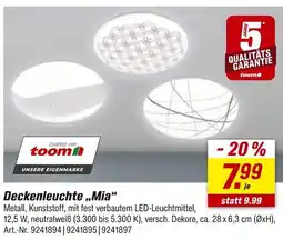 toom Baumarkt Toom deckenleuchte „mia“ Angebot