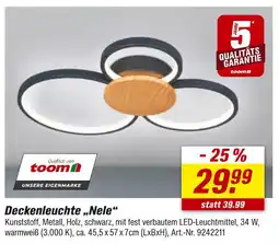 toom Baumarkt Toom deckenleuchte „nele“ Angebot