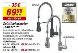 toom Baumarkt Spültischarmatur kalani nickelfarben Angebot