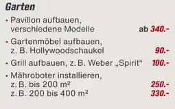toom Baumarkt Eine auswahl unserer leistungen für haus und garten Angebot