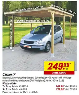 toom Baumarkt Carport Angebot