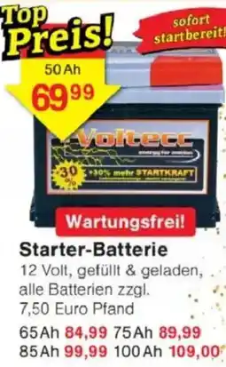 Jawoll Starter-Batterie Angebot