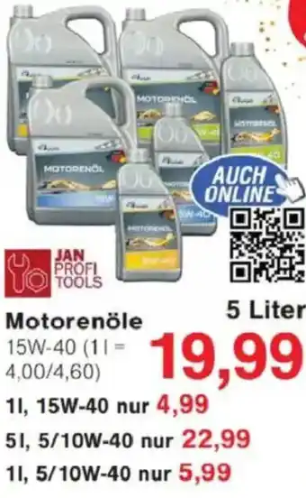 Jawoll Motorenöle Angebot