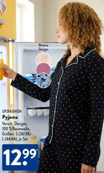 Aldi Süd Up2Fashion Damen Pyjama Angebot