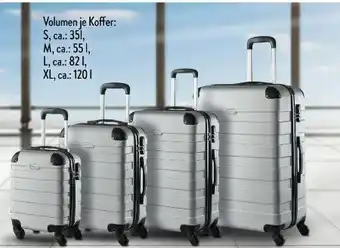 Aldi Süd Monzana Hartschalenkofferset Essential Angebot