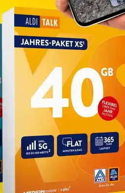 Aldi Süd Aldi Talk Jahrespaket XS Angebot