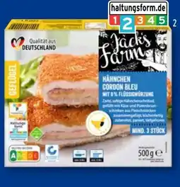 Aldi Süd Jack’s Farm Hähnchen Cordon-Bleu Angebot
