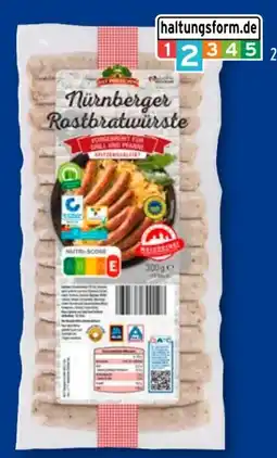 Aldi Süd Gut Drei Eichen Nürnberger Rostbratwürste Angebot