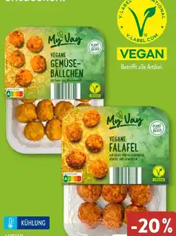 Aldi Süd My Vay Vegane Falafel Angebot