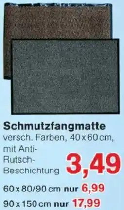 Jawoll Schmutzfangmatte Angebot