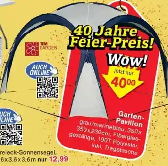 Jawoll Garten Pavillon Angebot