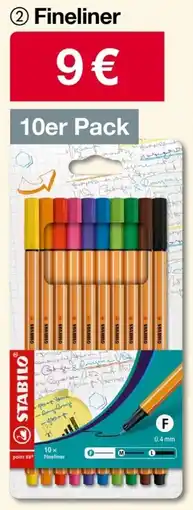 Woolworth STABILO Fineliner Angebot