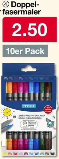 Woolworth STYLEX Doppelfasermaler Angebot