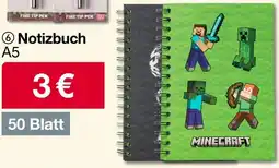 Woolworth MINECRAFT Notizbuch Angebot