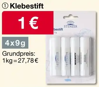 Woolworth STENZER Klebestift Angebot