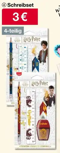 Woolworth Harry Potter Schreibset Angebot
