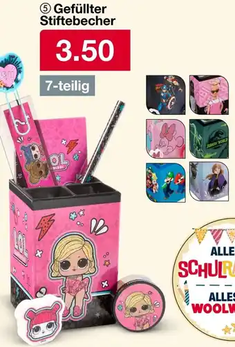 Woolworth Gefüllter Stiftebecher Angebot