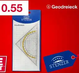 Woolworth STENZER Geodreieck Angebot